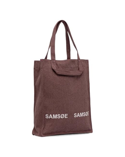Samsøe & Samsøe Purple Saluca Tote Bag