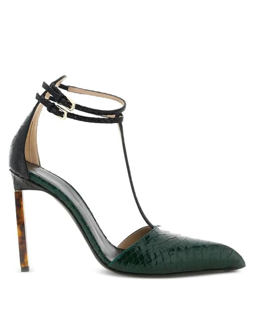 Tom Ford Tストラップ パンプス 105mm Green