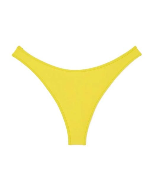 Sunnei Yellow Reversible Bikini Bottoms