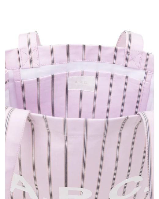 A.P.C. Pink Lou Tote Bag