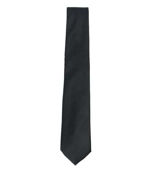 Tagliatore White Plain Tie for men