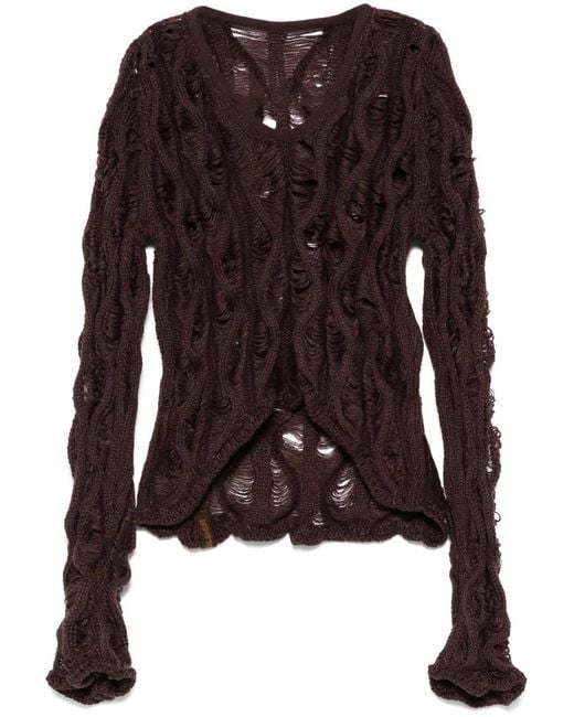 Isa Boulder Brown Fudgy Sweater
