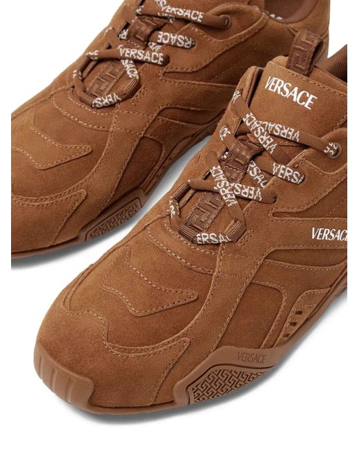 Galaxia Baskets En Daim Versace pour homme en coloris Brown
