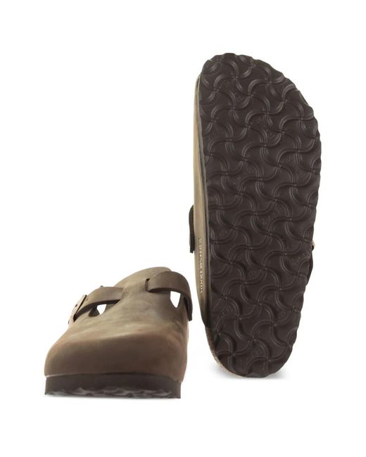 Birkenstock Brown 'Boston' Sabot