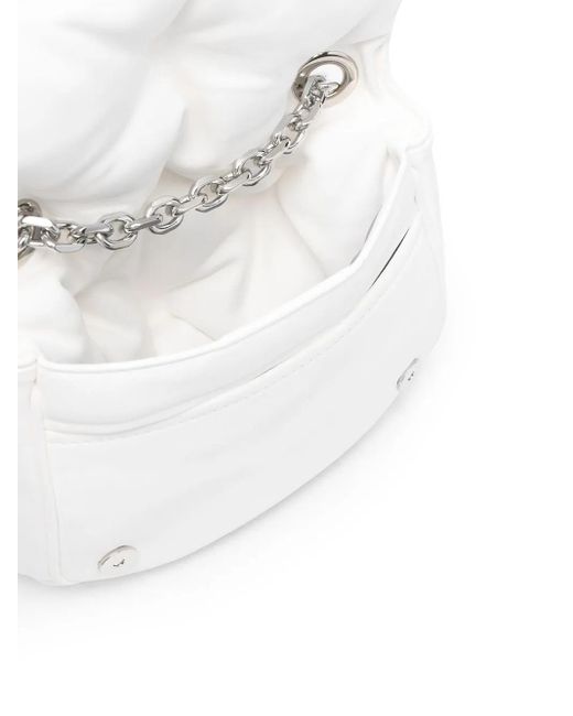 Maison Margiela White Small Glam Slam Flap Shoulder Bag