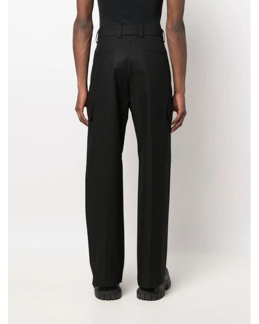 Jil Sander Black Cargo-Pocket Trousers for men