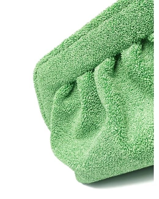 THEMOIRÈ Green Gea Re-Fur Clutch Bag
