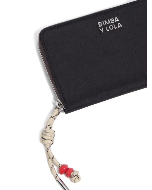 Bimba Y Lola Black Zip Wallet