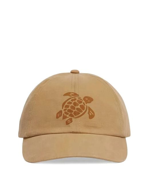 Vilebrequin Natural Turtle-Motif Baseball Cap for men