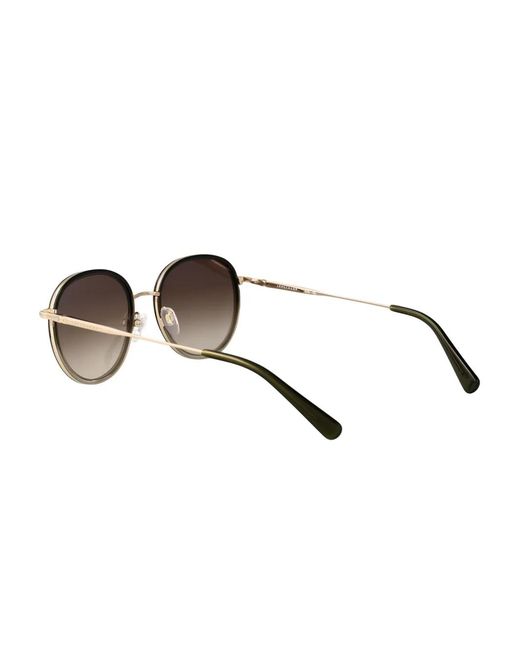 Longchamp Brown Round-Frame Sunglasses