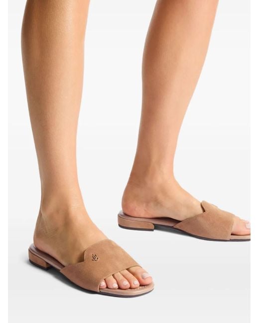 Jimmy Choo Natural Dina Flat