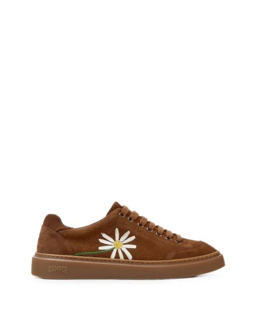 Baskets Runner Twentyfive À Fleurs Brodées Camper pour homme en coloris Brown