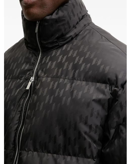 Chaqueta Con Capucha Y Motivo Karl Lagerfeld de hombre de color Black