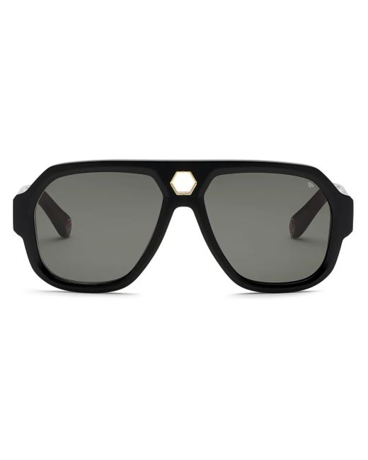 Philipp Plein Black Starlight Sunglasses for men