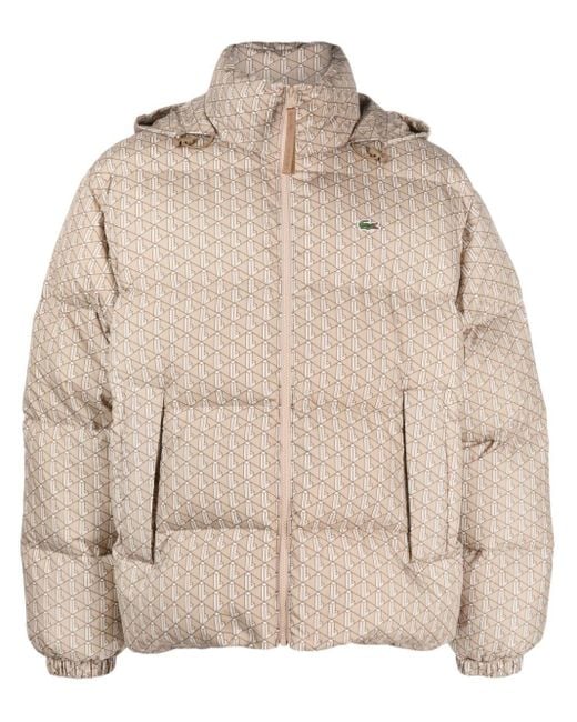 Lacoste Natural Packaway Puffer Jacket for men