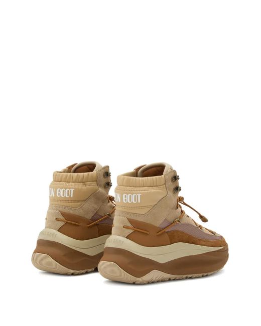Moon Boot Brown Xlace Boots for men