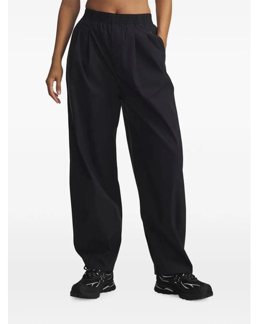 Under Armour Black Unstoppable Pleated Trousers