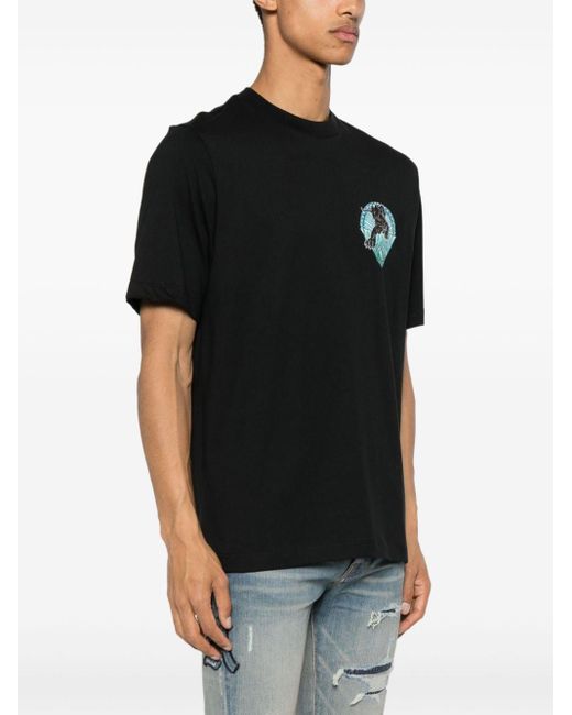 Amiri T-Shirt mit Panther-Print in Black für Herren