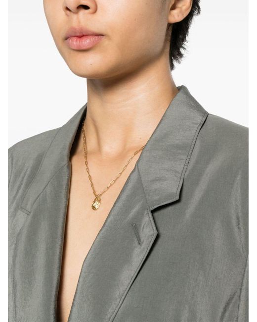 Lemaire Gray Double-breasted Blazer