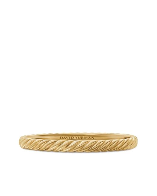 David Yurman Metallic 18Kt Sculpted Cable Bangle Bracelet (6.2Mm)