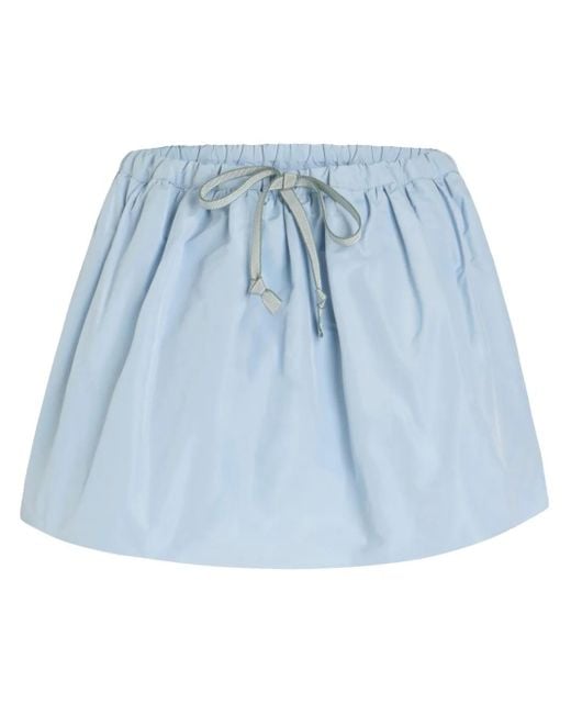Minigonna Puffy di Patou in Blue