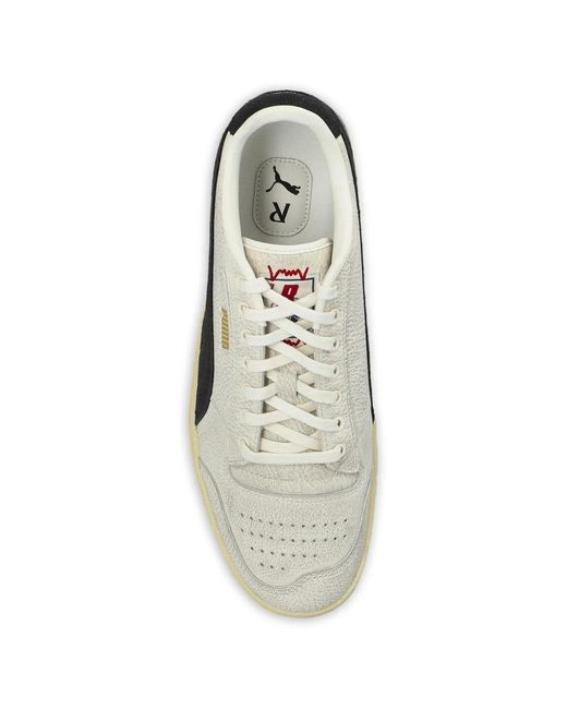 PUMA White X Represent Leather Sneakers