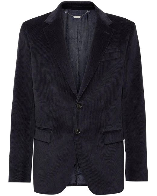 Billionaire Blue Velvet Blazer for men