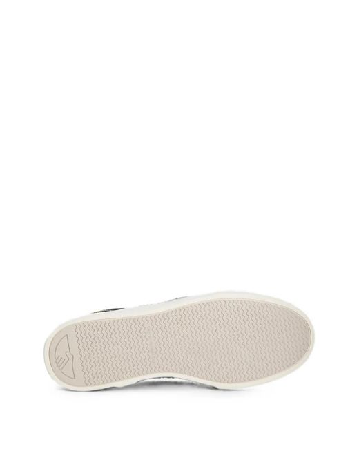 Stepney Workers Club White S-Strike Embroidered Canvas Sneakers for men
