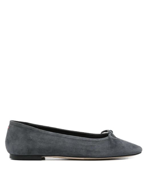 Ballerines À Détail De Nœud Aeyde en coloris Gray