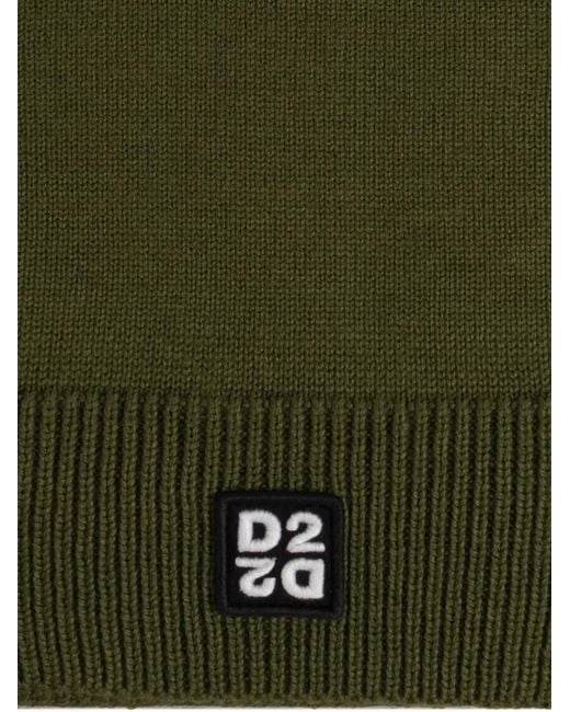 DSquared² Green Logo-Patch Knit Set for men