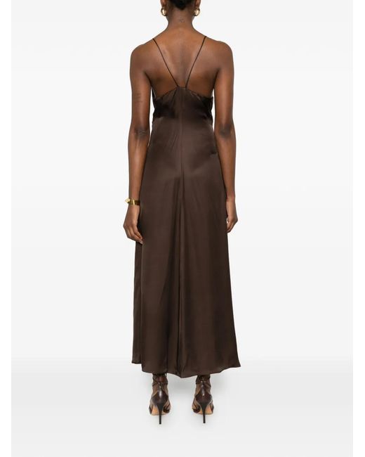 Pennyblack Brown Cut-Out Maxi Dress