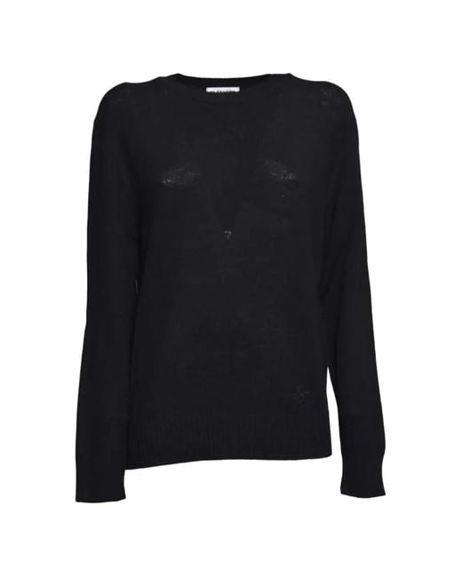 Jil Sander Black Crew-Neck Sweater