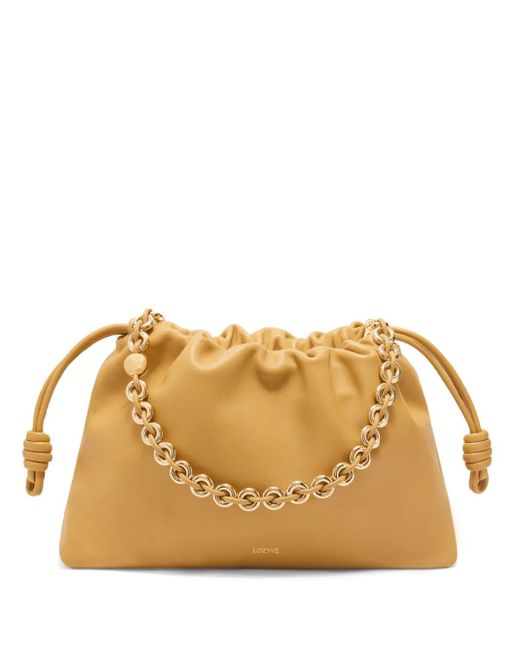 Loewe Metallic Große Flamenco Schultertasche