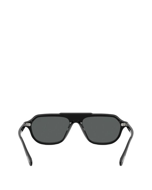 Oliver Peoples Gray Estin Pilot-Frame Sunglasses