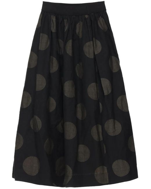 Uma Wang Gillian マキシスカート Black