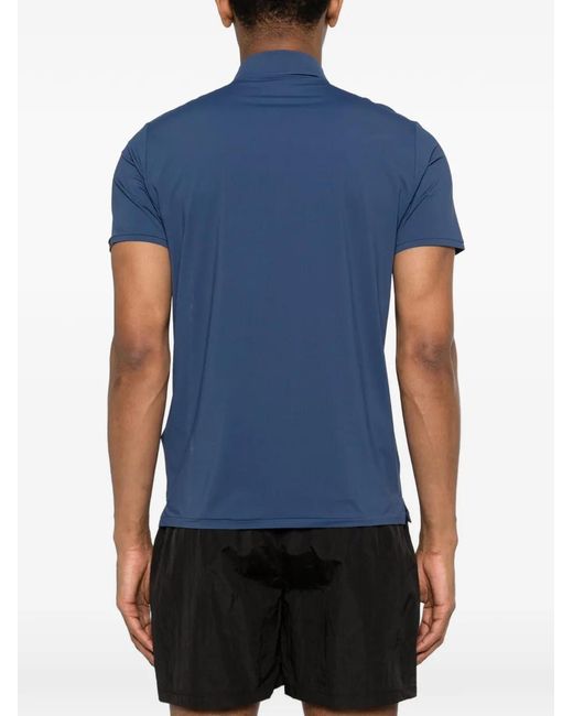 Rrd Blue Buttoned Polo Shirt for men