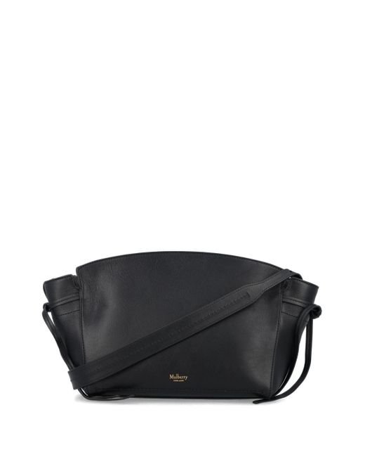 Mulberry Black Clovelly Leather Crossbody Bag