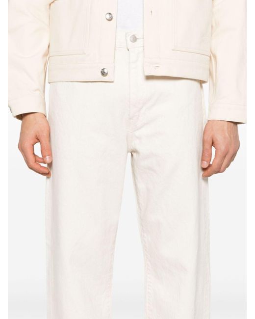 Levi's 568tm Stay Loose Mid-rise Straight Jeans in het White voor heren