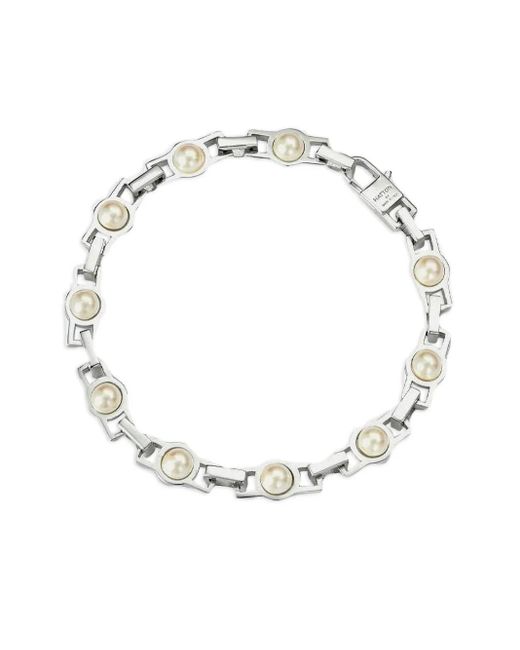 Hatton Labs Armband mit Perlen in White für Herren