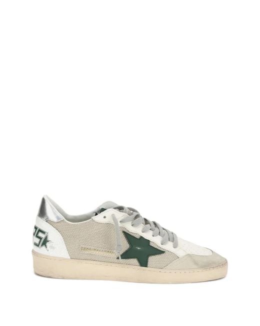 Golden Goose Deluxe Brand Natural Ball Star Lace-Up Sneakers for men