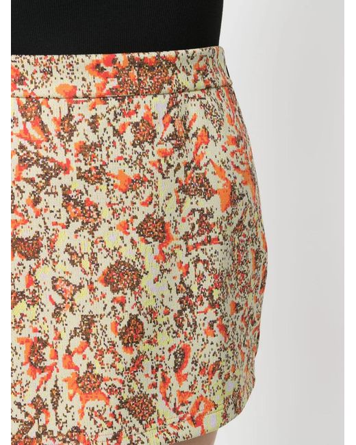Ambush Multicolor Floral Jacquard Mini Skirt