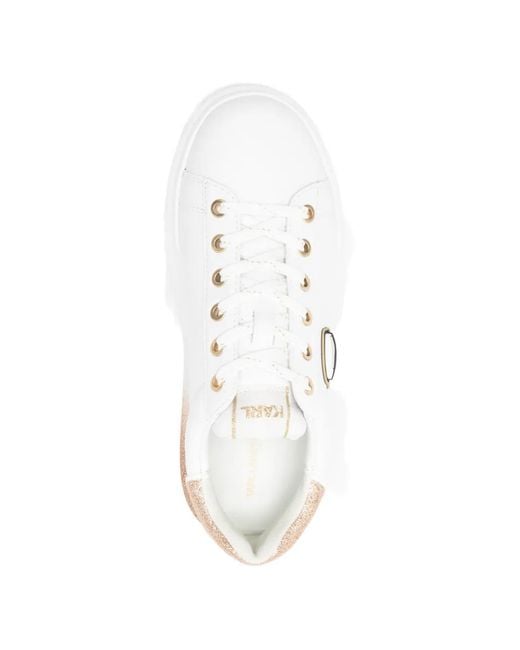 Karl Lagerfeld White Kapri Ombre Nft Lo Lace