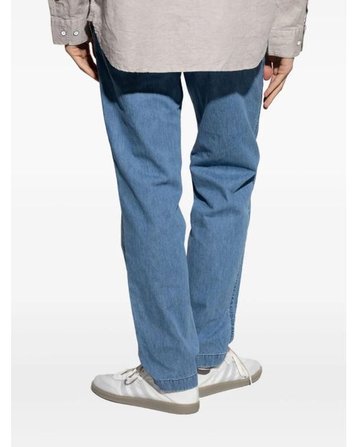 Theory Blue Cotton Jeans for men