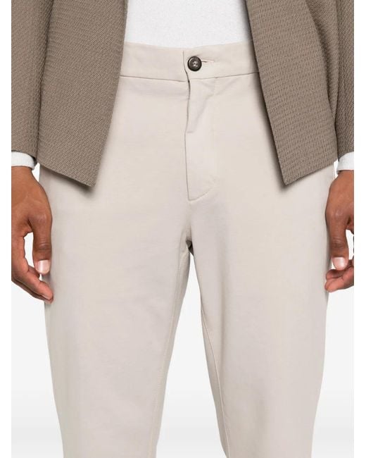 Eleventy White Slim-Fit Chino Trousers for men