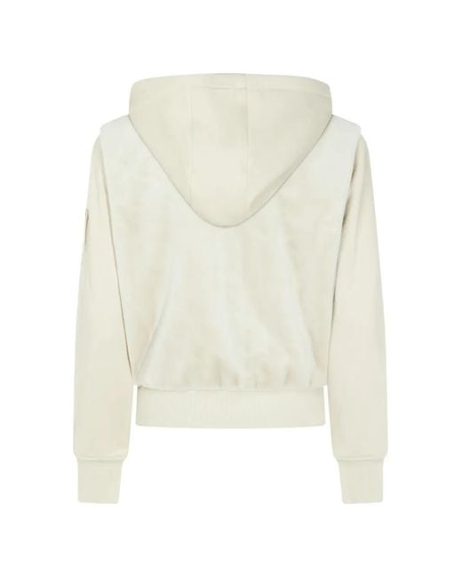 Moose Knuckles White Patch Hooded Jacket