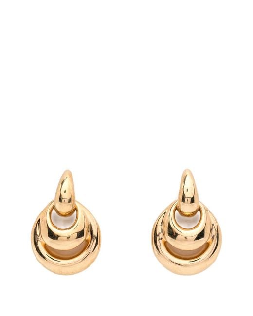 Panconesi Metallic Hoop Earrings