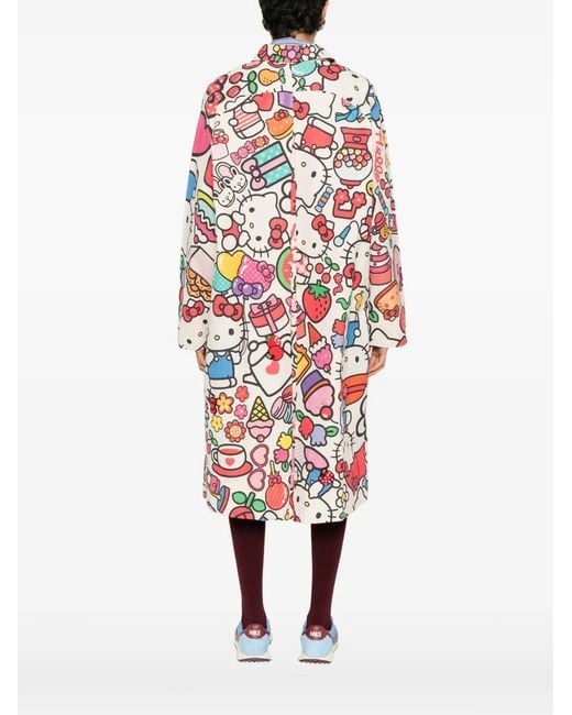 Péro White Jacke Mit Print