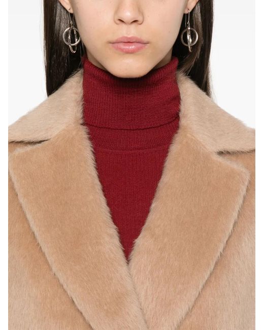 Peserico Natural Double-Breasted Coat
