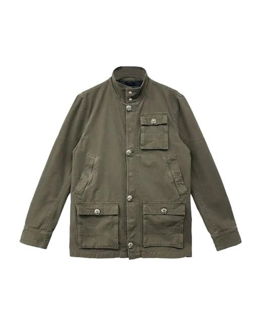 Chrome Hearts Green Cherry Bomb Buttoned Jacket for men