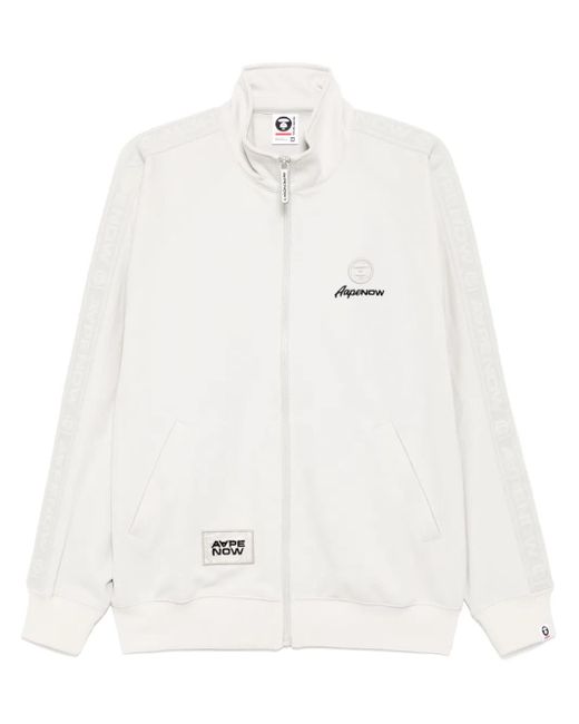 Aape By A Bathing Ape Apenow Sportjacke Mit Moonface-Logo in White für Herren